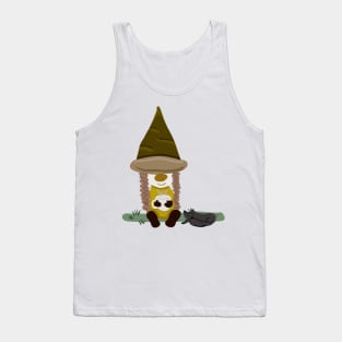 Girl gnome with cat Tank Top